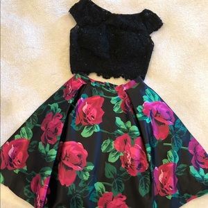 Sherri Hill two piece cocktail dress